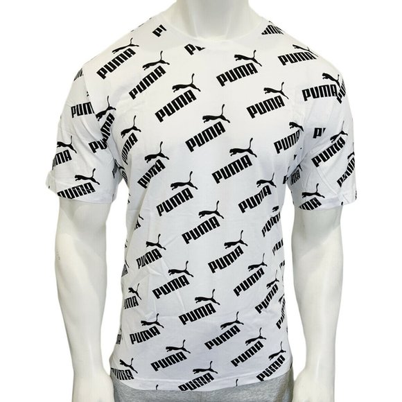 NWT PUMA MEN'S BLACK SHORT SLEEVE T-SHIRT SIZE L - Picture 1 of 5